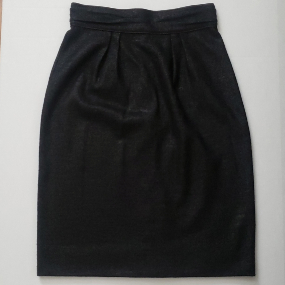 YSL Yves Saint Laurent Knee Length Skirt.